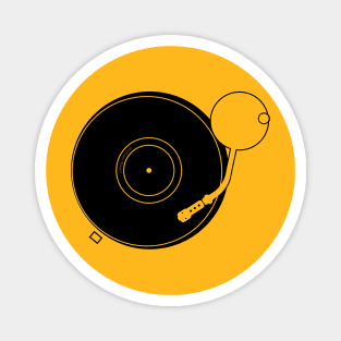 Record Store Day Vinyl New Wave Turntable Magnet